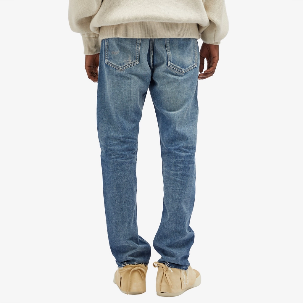 Fear of God Men's Straight 5-Pocket Jeans Medium Indigo